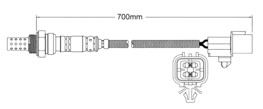 PREMIUM PRE CATALYTIC OXYGEN O2 SENSOR TO SUIT MITSUBISHI TRITON ML 6G74 3.5L V6 SUITS KB9 CHASSIS FROM 07/2009
