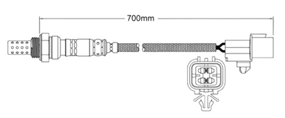 PREMIUM PRE CATALYTIC OXYGEN O2 SENSOR TO SUIT MITSUBISHI TRITON ML 6G74 3.5L V6 SUITS KB9 CHASSIS FROM 07/2009