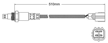 PREMIUM PRE CATALYTIC OXYGEN O2 SENSOR TO SUIT TOYOTA CAMRY ACV36R ACV40R ACV45R 2AZ-FE 2.4L I4 FROM 01/2006