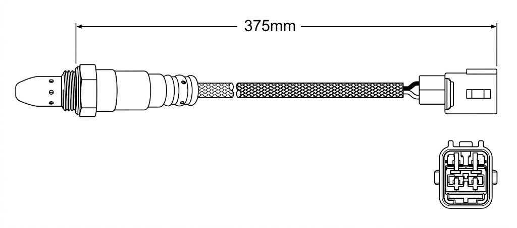 PREMIUM PRE CATALYTIC OXYGEN O2 SENSOR TO SUIT TOYOTA 2ZR-FAE 1TR-FE 2TR-FE 1.8L 2.0L 2.7L I4