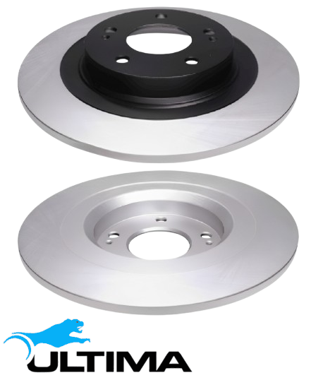 ULTIMA RAER SOLID DISC BRAKE ROTOR SET TO SUIT MITSUBISHI 4B10 4B11 4B12 4N13 1.8L 2.0L 2.4L I4