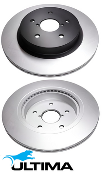 ULTIMA REAR VENTED DISC BRAKE ROTOR SET TO SUIT SUBARU OUTBACK BS EZ36D 3.6L F6