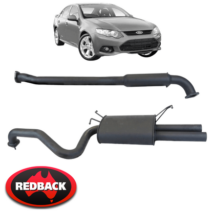 REDBACK 2.5" CATBACK PERFORMANCE EXHAUST SYSTEM TO SUIT FORD FALCON FG BARRA 195 4.0 I6 SEDAN ONLY