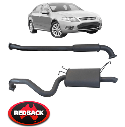 REDBACK 2.5" CATBACK PERFORMANCE EXHAUST SYSTEM TO SUIT FORD FALCON FG BARRA 195 4.0 I6 SEDAN ONLY