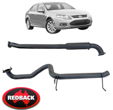 REDBACK 2.5" CATBACK PERFORMANCE EXHAUST SYSTEM TO SUIT FORD FALCON FG BARRA 195 4.0 I6 SEDAN ONLY