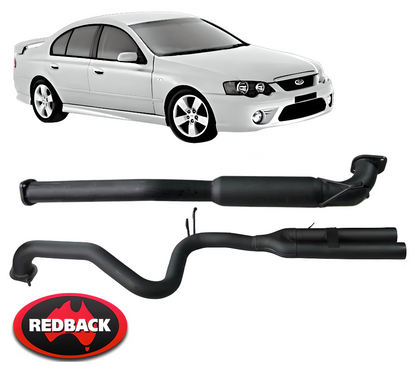 REDBACK 2.5" CATBACK PERF. EXHAUST SYSTEM FOR FORD BARRA 156 182 190 195 240T 245T E-GAS 4.0L I6