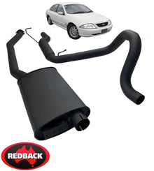 REDBACK 2.5" CATBACK SPORTS EXHAUST SYSTEM TO SUIT FORD FALCON AU MPFI SOHC VCT 4.0 I6 SEDAN ONLY