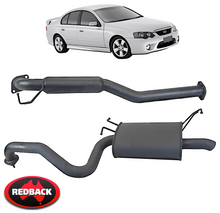 REDBACK 2.5" CATBACK PERF. EXHAUST SYSTEM FOR FORD FAIRMONT BA BF BARRA 156 182 4.0L I6 SEDAN ONLY