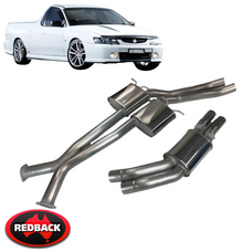 REDBACK DUAL 3" CATBACK EXHAUST SYSTEM TO SUIT HSV MALOO R8 VU VY LS1 5.7L V8 UTE ONLY
