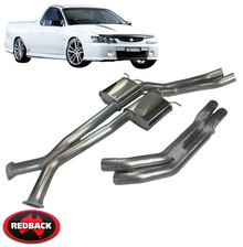 REDBACK DUAL 3" CATBACK EXHAUST SYSTEM TO SUIT HSV MALOO R8 VU VY LS1 5.7L V8 UTE ONLY