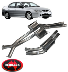 REDBACK DUAL 3" CATBACK EXHAUST SYSTEM TO SUIT HOLDEN COMMODORE VT 304 5.0L V8 SEDAN ONLY