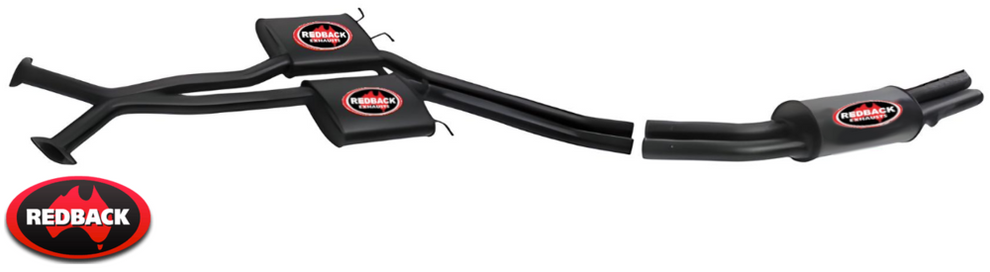 Dual Performance REDBACK DUAL PERFORMANCE EXHAUST SYSTEM TO SUIT HSV AVALANCHE VZ LS1 5 ...