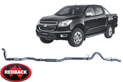 REDBACK EXTREME DUTY EXHAUST SYSTEM TO SUIT HOLDEN COLORADO RG LWH LWN 2.8L I4 TILL 08/2016