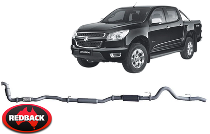 REDBACK EXTREME DUTY EXHAUST SYSTEM TO SUIT HOLDEN COLORADO RG LWH LWN 2.8L I4 TILL 08/2016