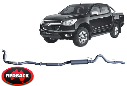 REDBACK EXTREME DUTY EXHAUST SYSTEM TO SUIT HOLDEN COLORADO RG LWH LWN 2.8L I4 TILL 08/2016