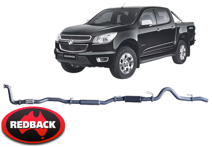 REDBACK EXTREME DUTY EXHAUST SYSTEM TO SUIT HOLDEN COLORADO RG LWH LWN 2.8L I4 TILL 08/2016