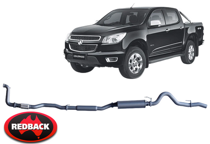 REDBACK EXTREME DUTY EXHAUST SYSTEM TO SUIT HOLDEN COLORADO RG LWH LWN 2.8L I4 TILL 08/2016