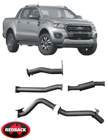 REDBACK EXTREME DUTY EXHAUST SYSTEM TO SUIT FORD RANGER PX2 PX3 P5AT TURBO DIESEL 3.2L I5