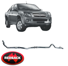 REDBACK EXTREME DUTY EXHAUST SYSTEM TO SUIT HOLDEN COLORADO RC 4JJ1-TC TURBO DIESEL 3.0L I4