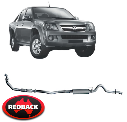 REDBACK EXTREME DUTY EXHAUST SYSTEM TO SUIT HOLDEN RODEO RA 4JJ1 4JJ1-TC 3.0L I4