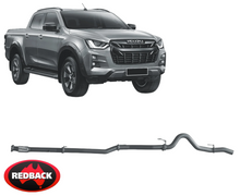 REDBACK EXTREME DUTY EXHAUST SYSTEM TO SUIT ISUZU D-MAX TFR TFS 4JJ3-TCX TURBO DIESEL 3.0L I4
