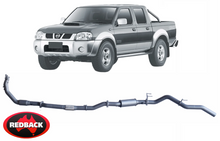 EXTREME DUTY EXHAUST SYSTEM W/ RESONATOR FOR NISSAN NAVARA D22 YD25DDTI 2.5L I4 01/07 ON CAB CHASSIS
