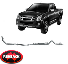 REDBACK EXTREME DUTY EXHAUST SYSTEM TO SUIT ISUZU D-MAX TFR TFS 4JJ1-TCX 4JJ1E4C-L 3.0 I4 TILL 06/12