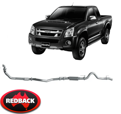 REDBACK EXTREME DUTY EXHAUST SYSTEM TO SUIT ISUZU D-MAX TFR TFS 4JJ1-TCX 4JJ1E4C-L 3.0 I4 TILL 06/12