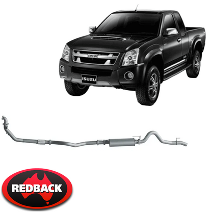 REDBACK EXTREME DUTY EXHAUST SYSTEM TO SUIT ISUZU D-MAX TFR TFS 4JJ1-TCX 4JJ1E4C-L 3.0 I4 TILL 06/12