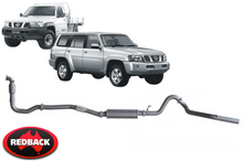 EXTREME DUTY EXHAUST SYSTEM W/ LARGE MUFFLER FOR NISSAN PATROL Y61 ZD30DDTI 3.0L I4 CAB CHASSIS ONLY
