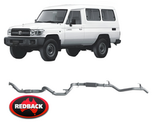 REDBACK EXTREME DUTY EXHAUST SYSTEM TO SUIT TOYOTA LANDCRUISER HDJ78R 1HD-FTE 4.2 I6 TO 01/07 TROOPY
