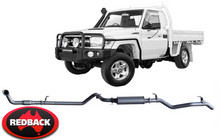 REDBACK EXTREME DUTY EXHAUST SYSTEM FOR TOYOTA LANDCRUISER HDJ79R 1HD-FTE 4.2 I6 TO 01/07 SINGLE CAB