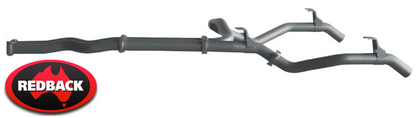 REDBACK EXTREME DUTY TWIN EXHAUST SYSTEM FOR TOYOTA LANDCRUISER VDJ76R 1VD-FTV 4.5 V8 11/16 ON WAGON