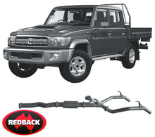 EXTREME DUTY TWIN EXHAUST SYSTEM FOR TOYOTA LANDCRUISER VDJ79R 1VD-FTV 4.5 V8 11/2016 EXCL. WAGON ON