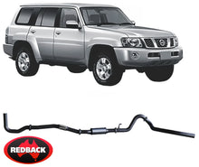 REDBACK EXTREME DUTY EXHAUST SYSTEM WITH RESONATOR FOR NISSAN PATROL GU Y61 TD42T 4.2 I6 WAGON & CAB