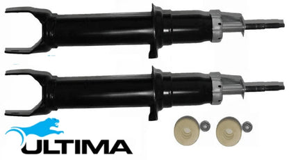 PAIR OF ULTIMA FRONT GAS SHOCK ABSORBERS TO SUIT FORD FAIRMONT BF BARRA E-GAS 4.0L I6 FROM 08/2007
