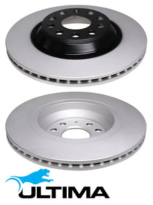 ULTIMA REAR VENTED DISC BRAKE ROTOR SET TO SUIT VOLKSWAGEN TIGUAN N5 DA1 CCZB CHHB 2.0L I4 OD 310MM