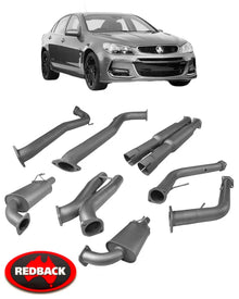 REDBACK DUAL 3" CATBACK EXHAUST SYSTEM WITH REAR MUFFLERS TO SUIT HOLDEN L76 L77 L98 6.0L V8
