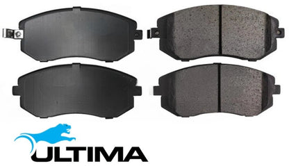 ULTIMA FRONT BRAKE PAD SET TO SUIT SUBARU OUTBACK BH EZ30D 3.0 F6
