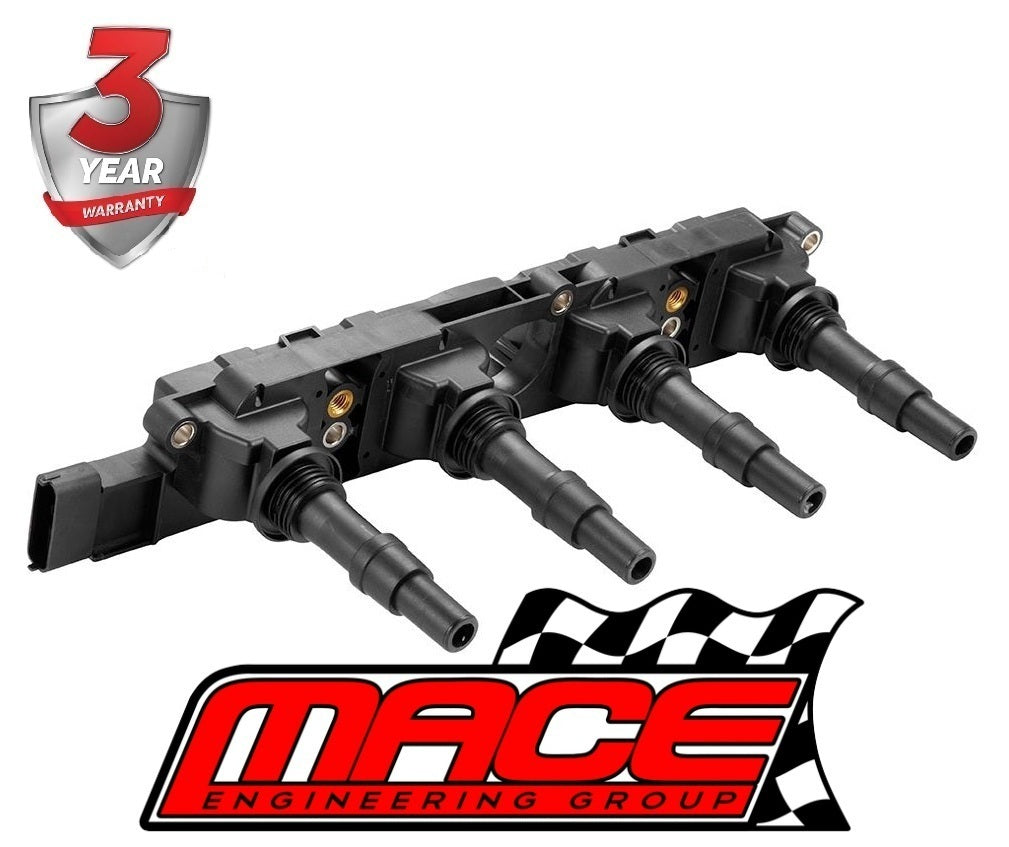 MACE STANDARD REPLACEMENT IGNITION COIL PACK TO SUIT HOLDEN ASTRA TS AH X18E1 Z18XE 1.8L I4