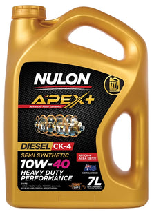 NULON APEX+ 7 LITRE SEMI SYNTHETIC 10W-40 HEAVY DUTY PERFORMANCE ENGINE OIL