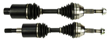 PAIR OF FRONT CV DRIVE SHAFTS TO SUIT JEEP CHEROKEE KJ ENJ TURBO DIESEL 2.5L I4 MANUAL TRANSMISSION