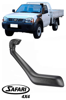 SAFARI V-SPEC SNORKEL FOR NISSAN NAVARA D22 YD25DDTI TURBO DIESEL 2.5 I4 TO 02/2015 CAB CHASSIS ONLY