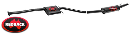 REDBACK 2.5" CATBACK PERF. EXHAUST SYSTEM FOR HOLDEN COMMODORE VU VY ECOTEC L36 L67 3.8L V6 UTE ONLY
