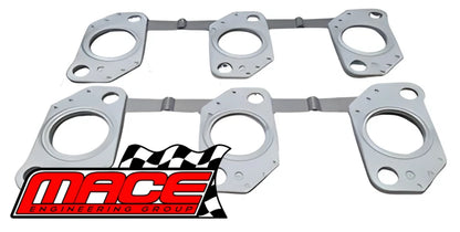 MACE EXHAUST MANIFOLD GASKET SET TO SUIT TOYOTA LANDCRUISER HZJ78R HZJ105R HZJ79R HZJ76L 1HZ 4.2L I6