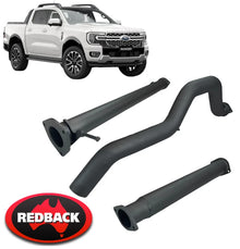 REDBACK EXTREME DUTY EXHAUST SYSTEM TO SUIT FORD RANGER T6.2 BF2S TURBO DIESEL 3.0L V6 FROM 06/2022