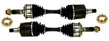 PAIR OF CV DRIVE SHAFT TO SUIT TOYOTA HILUX SURF KZN185R 1KZ-TE TURBO DIESEL 3.0L I4