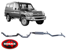 EXTREME DUTY EXHAUST SYSTEM W/O CAT TO SUIT TOYOTA LANDCRUISER VDJ78R 1VD-FTV 4.5 V8 TO 10/16 TROOPY