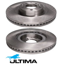 ULTIMA FRONT VENTED DISC BRAKE ROTOR SET TO SUIT MAZDA CX-7 ER R2T TURBO DIESEL 2.2L I4 OD 320MM