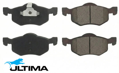 ULTIMA FRONT CERAMIC BRAKE PAD SET TO SUIT FORD ESCAPE ZB L3 2.3L I4